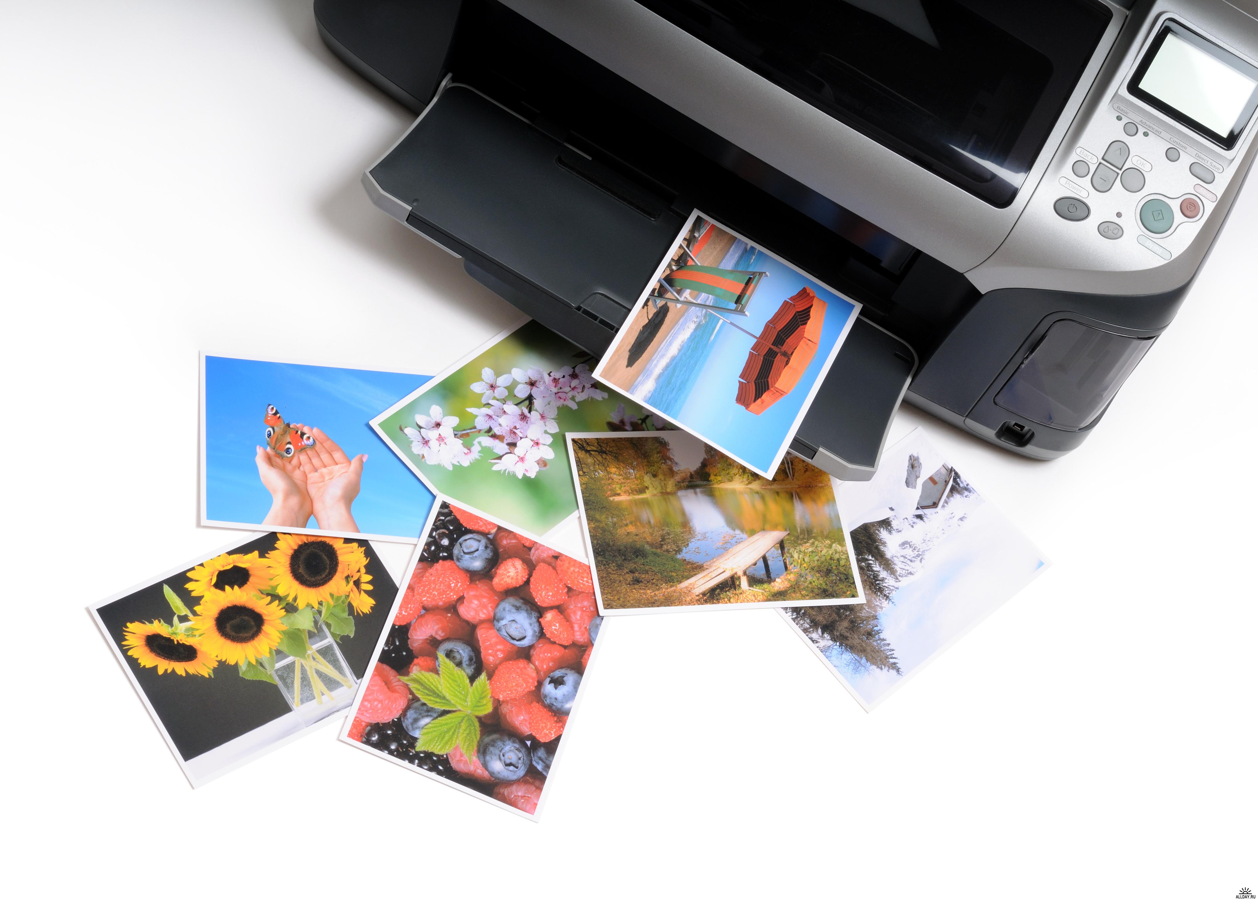 Печать фотографий с цифровых носителей
