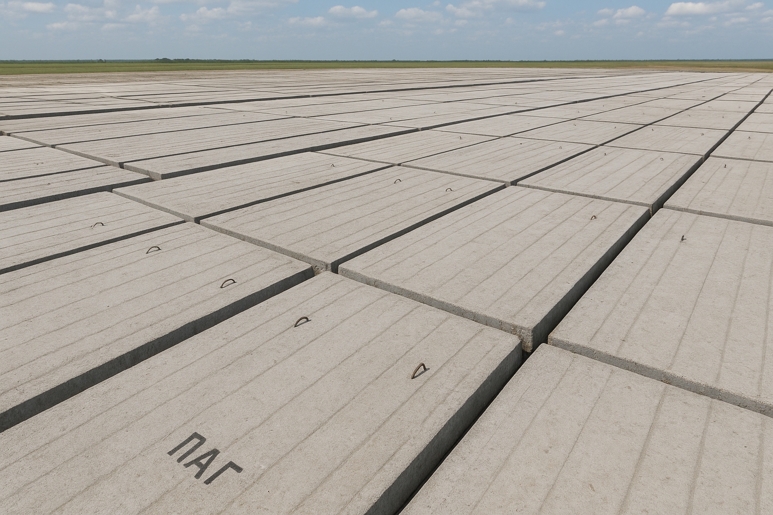 Плиты ПАГ для обустройства аэродромов