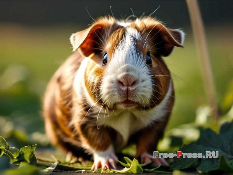 Почему морская свинка поднимает голову вверх и застывает?