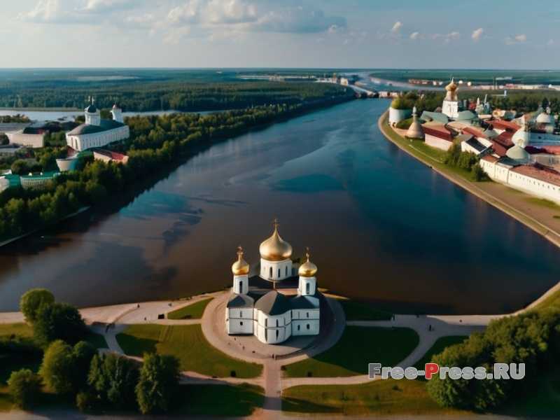 Мемориальный комплекс на месте смерти Александра Невского. Великий Новгород