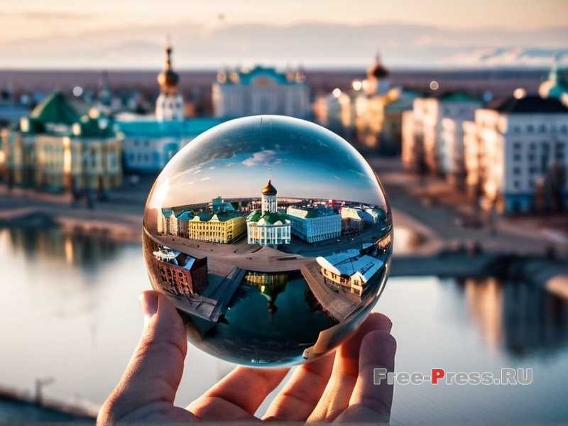 Площадь Победы в Благовещенске