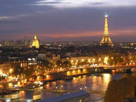 Город Париж: столица романтического отдыха