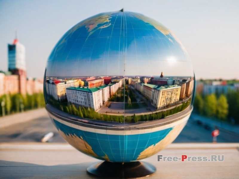 Дом с часами на Красном проспекте. Новосибирск