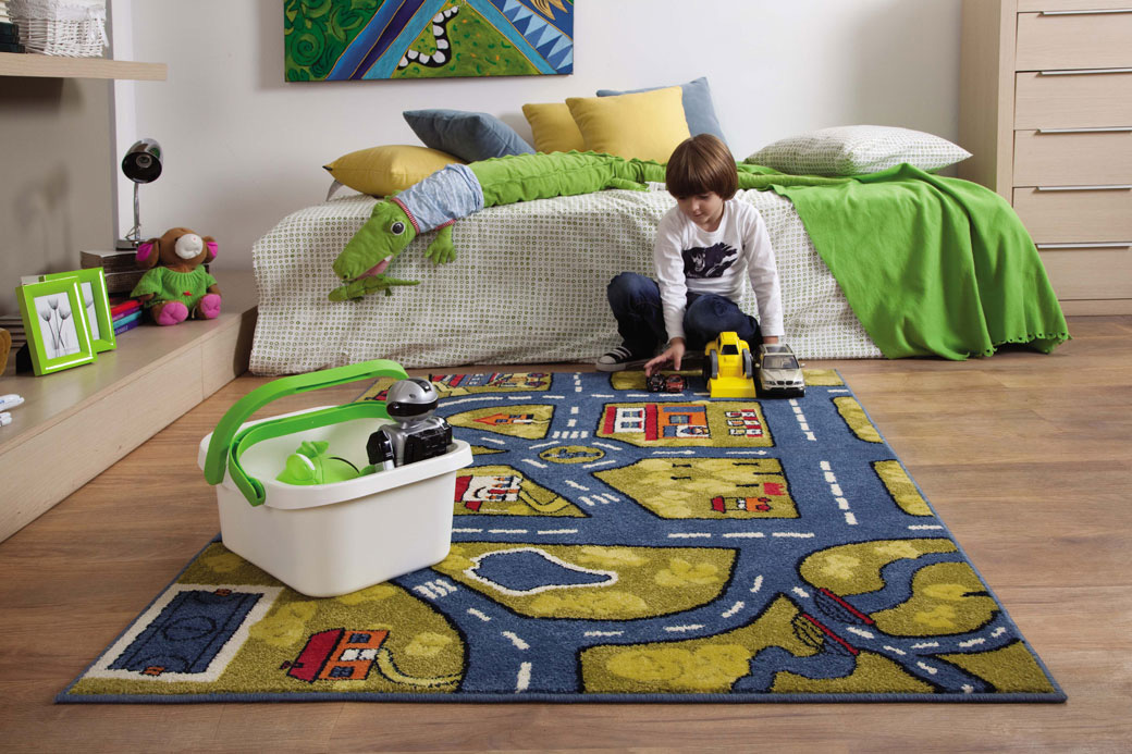 Безопасные ковры для детской комнаты