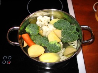 Бланширование (шпарка, ошпаривание) овощей