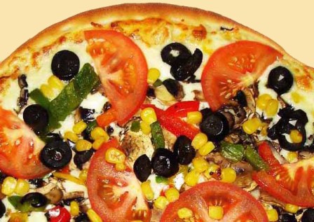 Пицца вегетарианская с рисом