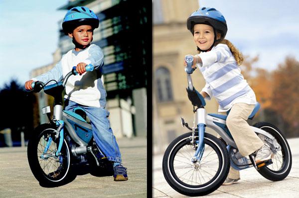 Детские велосипеды помогают физическому развитию